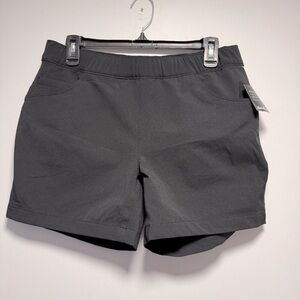 Eddie Bauer Climatrail Hiking Trail Short Black 6 NWT